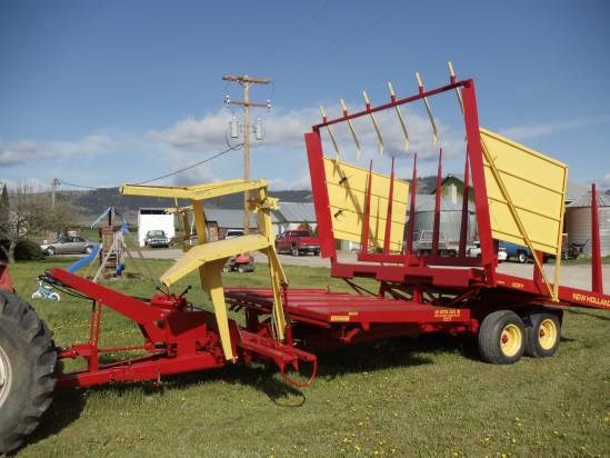 1985 New Holland 1037 Bale Wagon-Pull Type For Sale