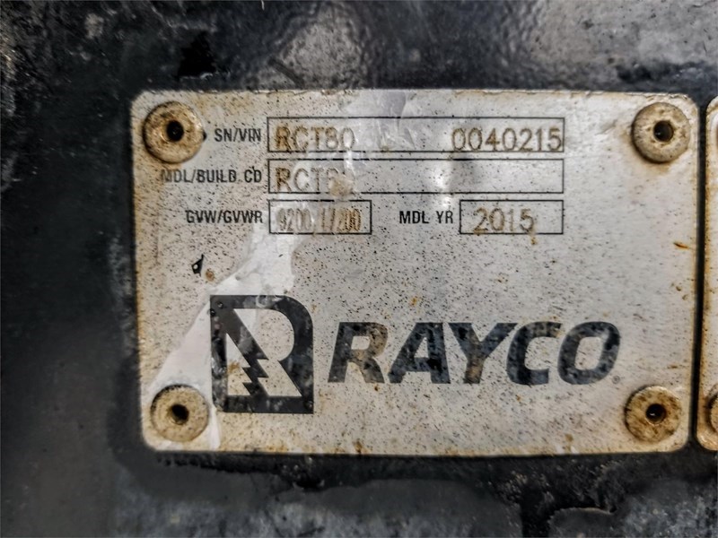 2015 Rayco RCT80 Image 15