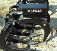 Lucas 7' twin cyl. Grapple with skid steer quick connect Thumbnail 2