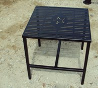Other Heavy duty metal out door side / end table Thumbnail 1