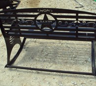 Other Heavy duty metal outdoor rocker bench w/ Texas the Thumbnail 3