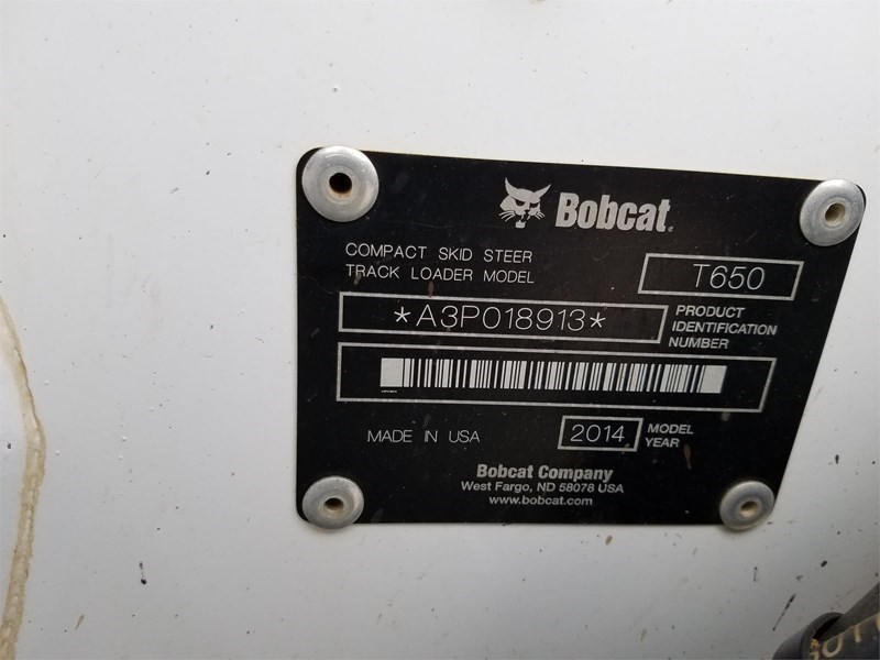 2014 Bobcat T650 Image 4