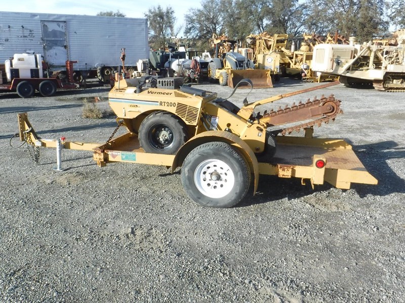 2005 Vermeer RT200 Trencher-Rubber Tires For Sale in Yolo California