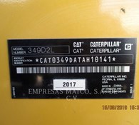 2017 Caterpillar 349D2L Thumbnail 4