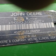 2012 John Deere 640FD Combine Header-Draper/Flex For Sale
