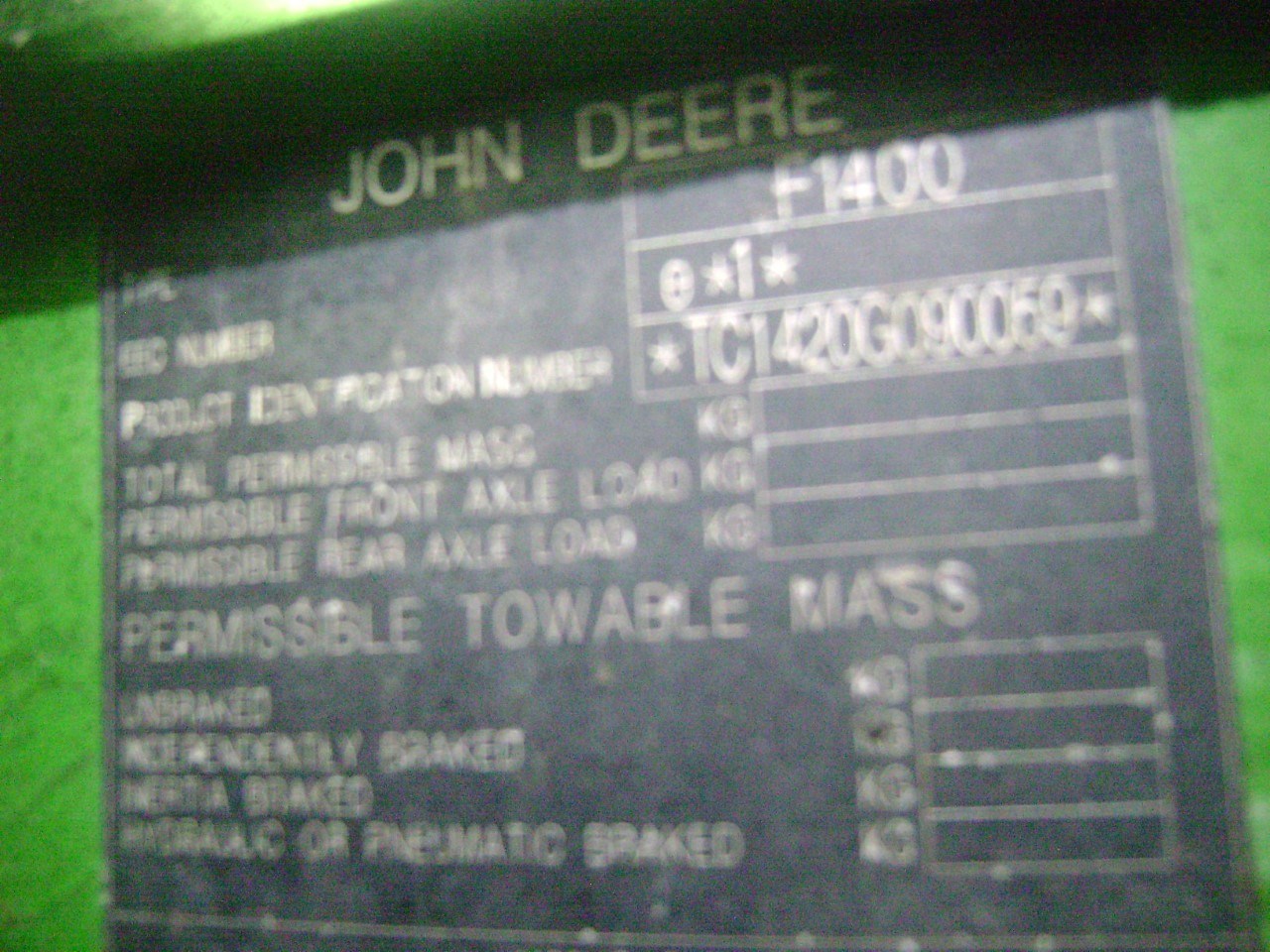 2009 John Deere 1420 Commercial Front Mowers For Sale