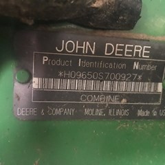 2002 John Deere 9650 STS Combine For Sale