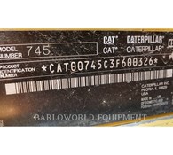 2017 Caterpillar 745-04LRC Thumbnail 5