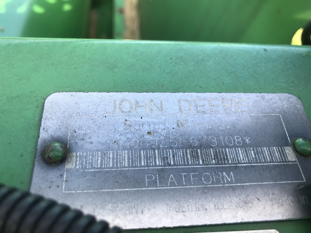 1997 John Deere 925R Combine Header-Auger/Flex For Sale
