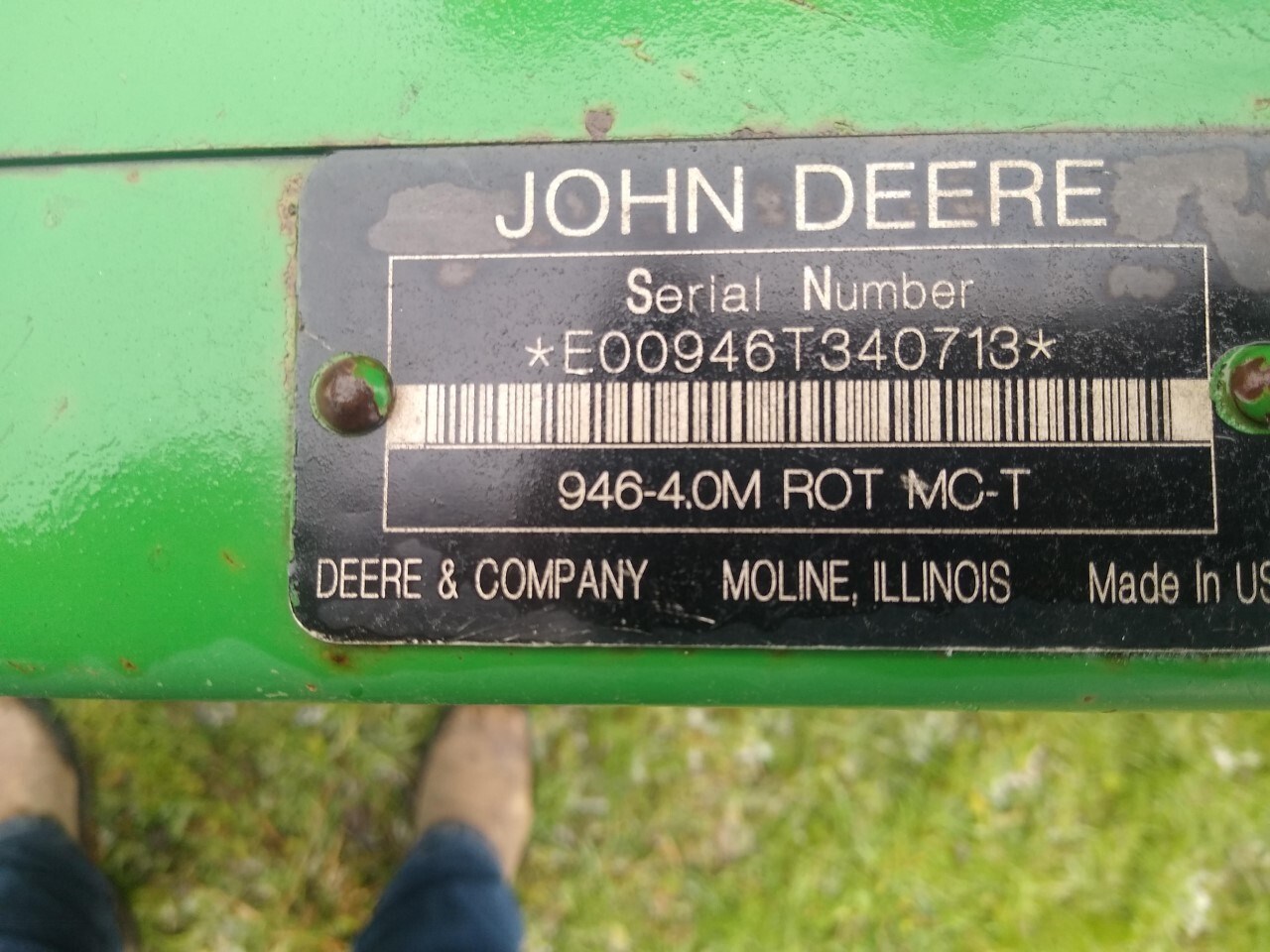 2008 John Deere 946 Mower Conditioner For Sale