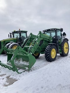 Tractor - Row Crop For Sale 2019 John Deere 6155R , 155 HP Tractor - Row Crop For Sale 2019 John Deere 6155R , 155 HP