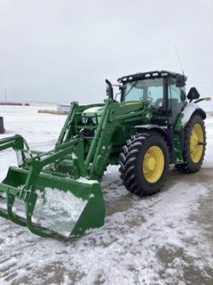 Tractor - Row Crop For Sale 2019 John Deere 6155R , 155 HP Tractor - Row Crop For Sale 2019 John Deere 6155R , 155 HP