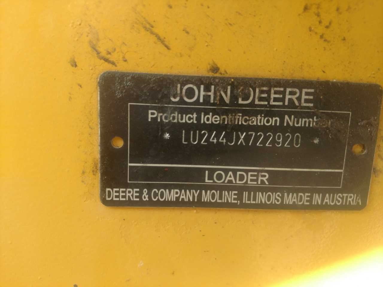 2008 John Deere 244J Wheel Loader For Sale