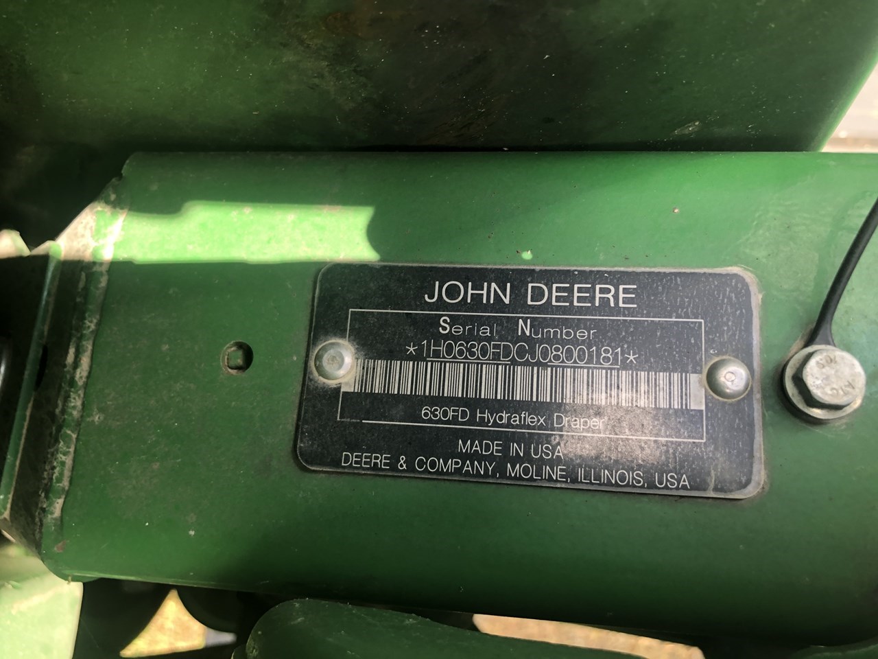 2018 John Deere 630FD Combine Header-Draper/Flex For Sale