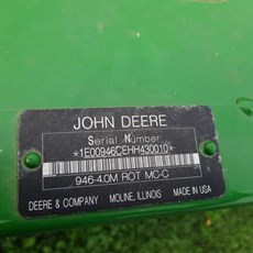 2017 John Deere 946 Mower Conditioner For Sale