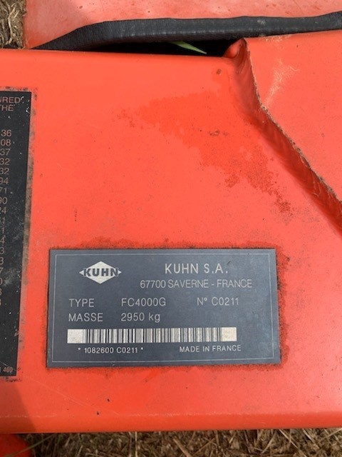 2011 Kuhn FC4000G Mower Conditioner For Sale