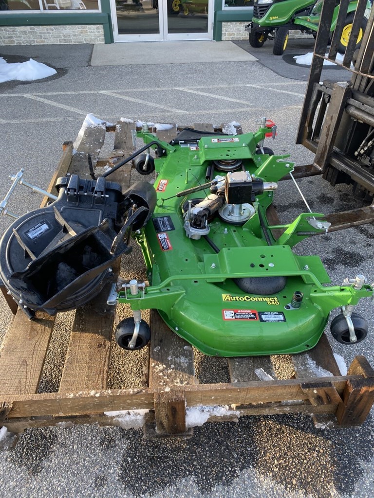 2017 John Deere 54D Mowing Deck W/3 bag collecting system Mower Deck For Sale in Raynham