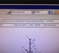 John Deere SPOUT TRACK FOR 3950/3970 FORAGE HARVESTER Thumbnail 7