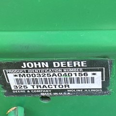 1996 John Deere 325 Lawn Mower For Sale