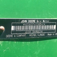 2005 John Deere 637 Disk Harrow For Sale