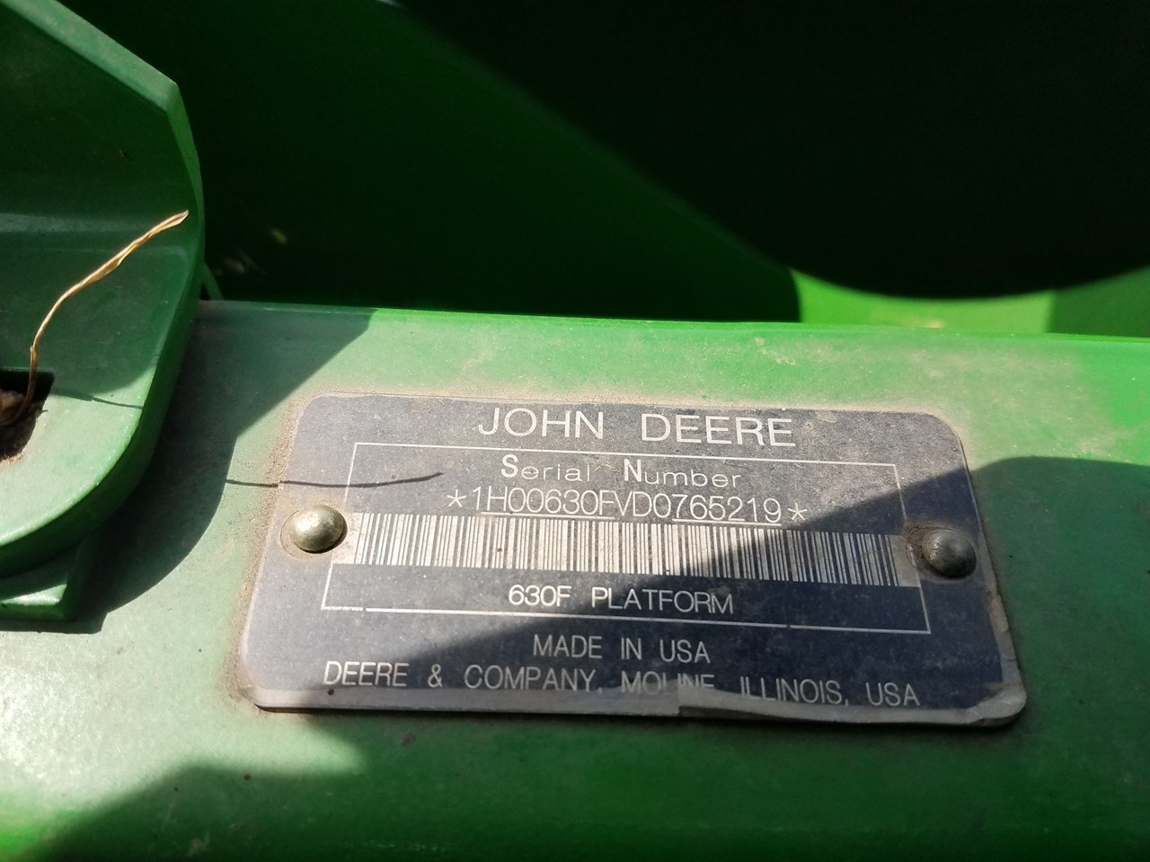 2014 John Deere 630F Combine Header-Auger/Flex For Sale