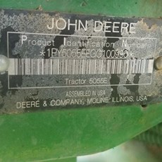 2016 John Deere 5055E Tractor - Utility For Sale