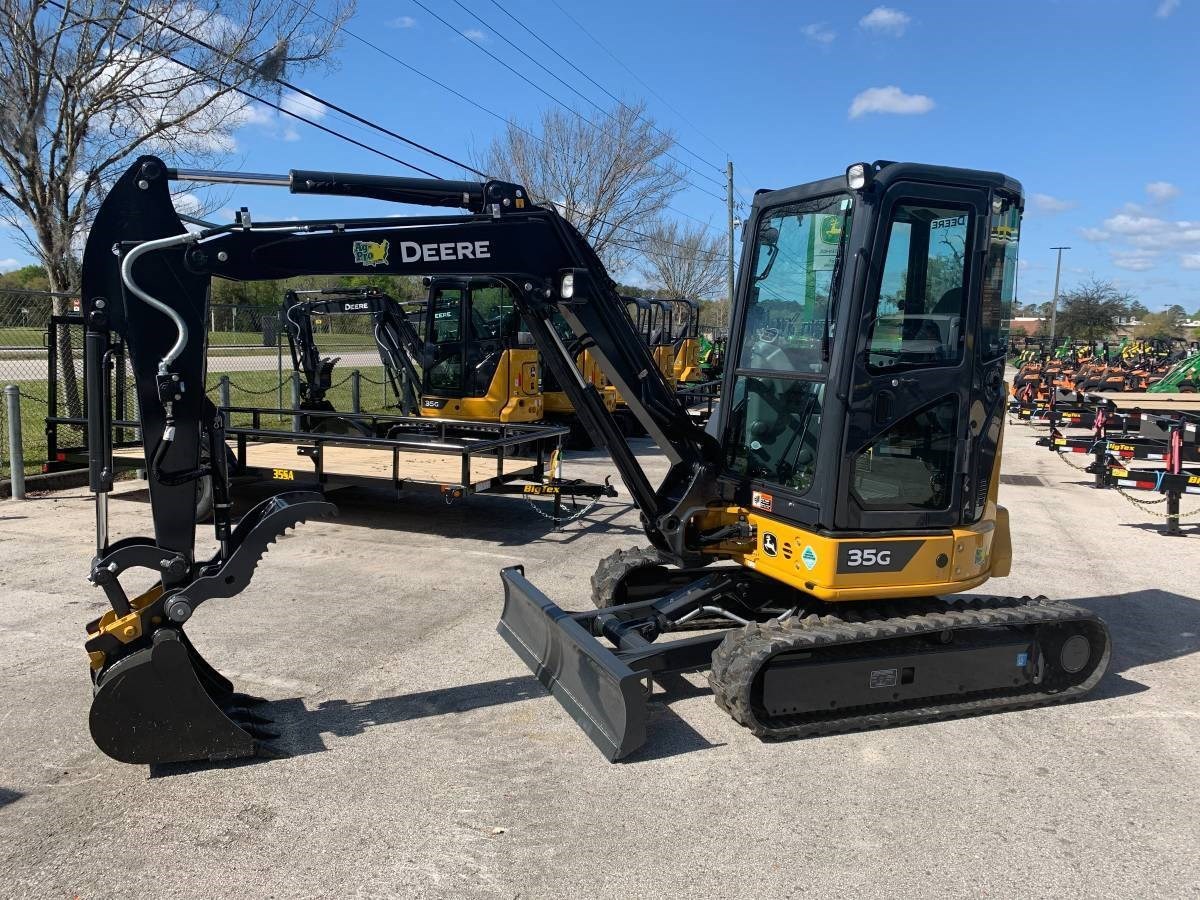 2023 John Deere 35G CAB Mini Excavator For Sale in Middleburg Florida