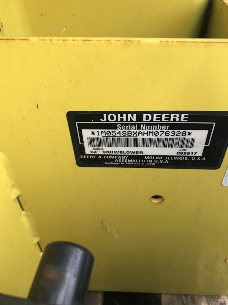 2017 John Deere 54 Attachments For Sale