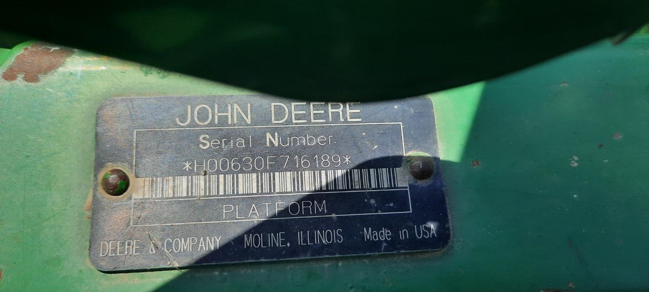2006 John Deere 630F Combine Header-Auger/Flex For Sale