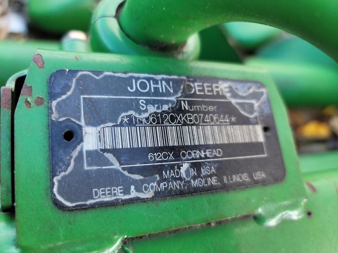2011 John Deere 612C Combine Header-Corn For Sale