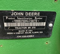 2021 John Deere 8R 370 Thumbnail 5