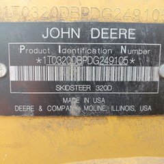 2013 John Deere 320D Skid Steer For Sale