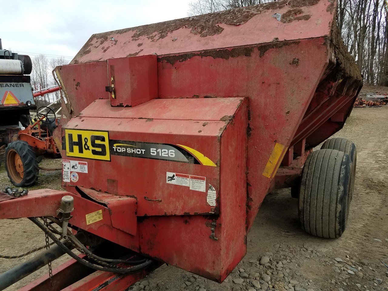 2015 H & S 5126 Manure Spreader-Dry/Pull Type For Sale