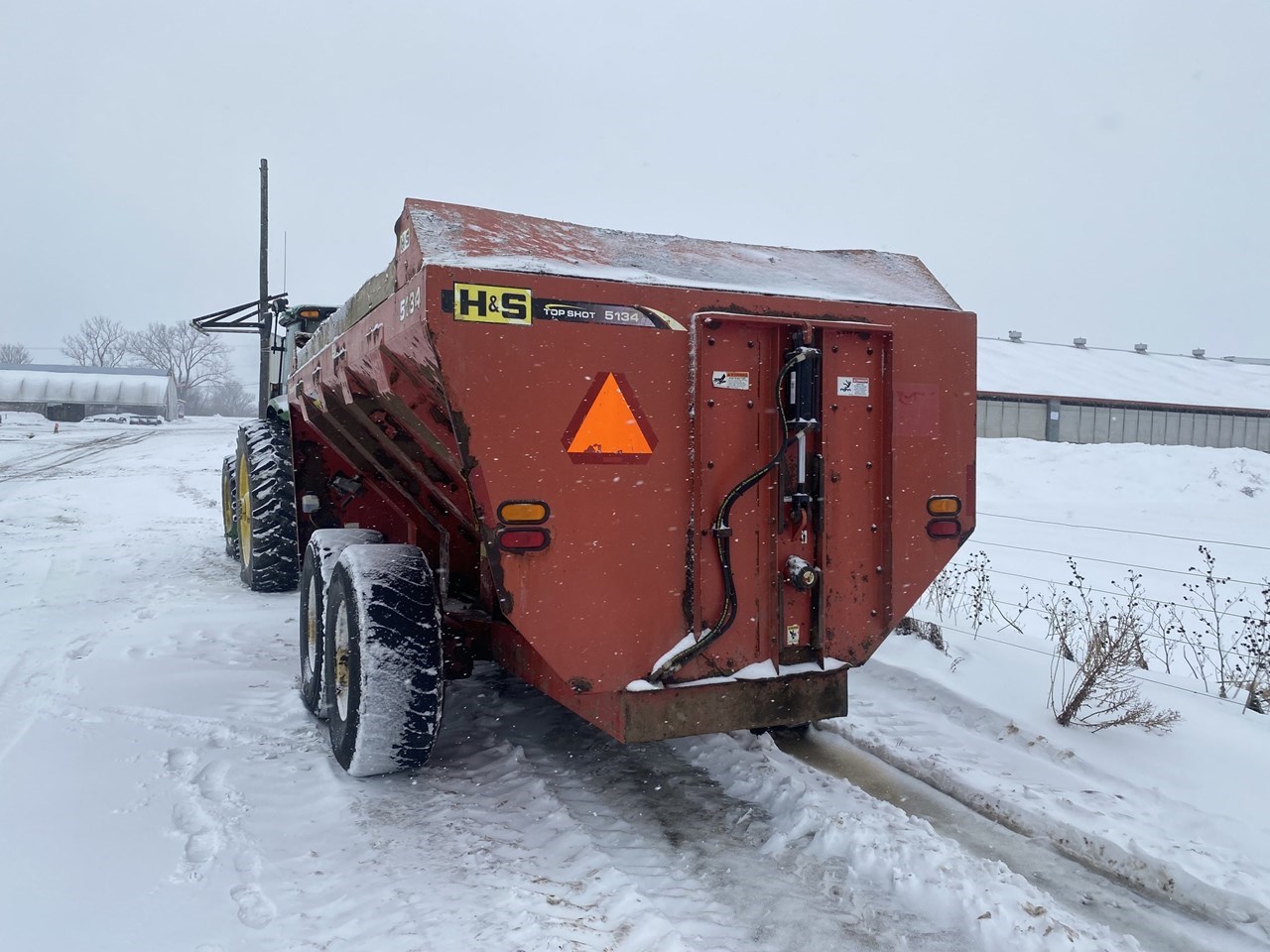 2012 H & S TS 5134 Manure Spreader-Dry/Pull Type For Sale