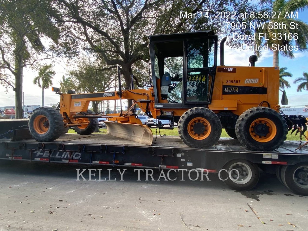 2019 Leeboy 685 D Motor Grader For Sale in Miami Florida
