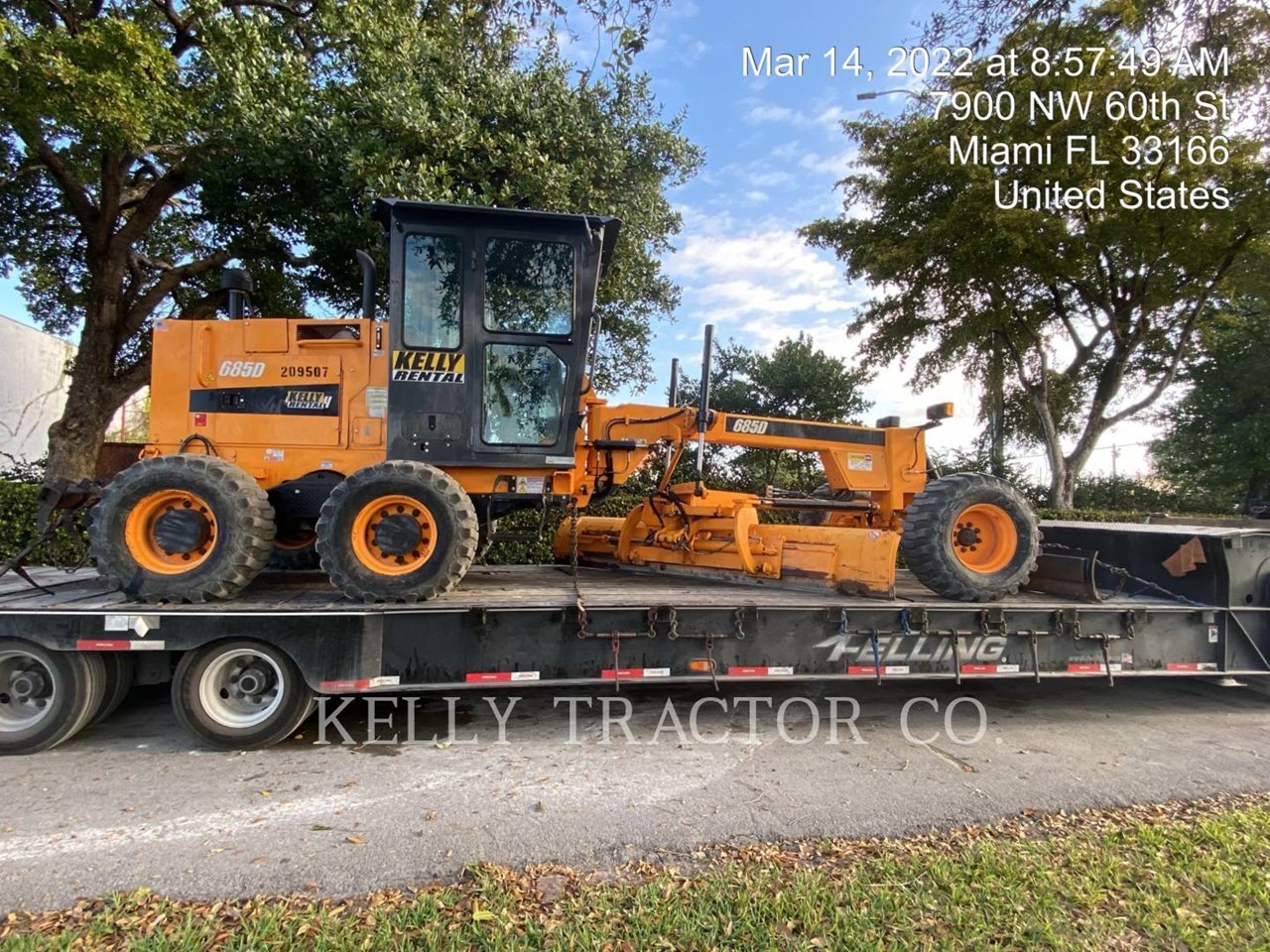 2019 Leeboy 685 D Motor Grader For Sale in Miami Florida