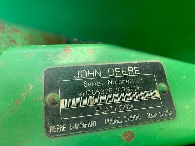 2004 John Deere 630F Combine Header-Auger/Flex For Sale