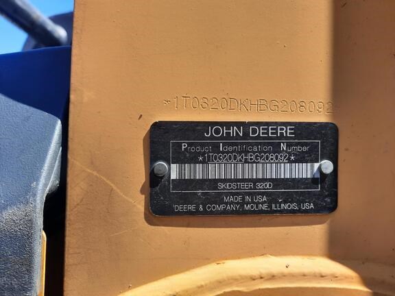 2011 John Deere 320D Skid Steer For Sale