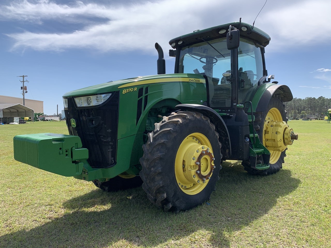 2014 John Deere 8370R Tractor Row Crop For Sale in Mershon