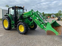Tractor - Utility For Sale 2018 John Deere 6110M , 110 HP