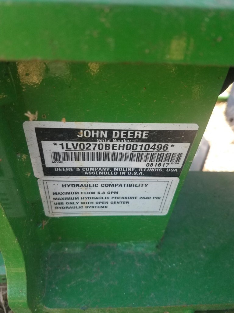 2017 John Deere 270B Misc. Grounds Care For Sale