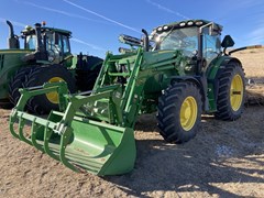 Tractor - Row Crop For Sale 2020 John Deere 6145R , 145 HP