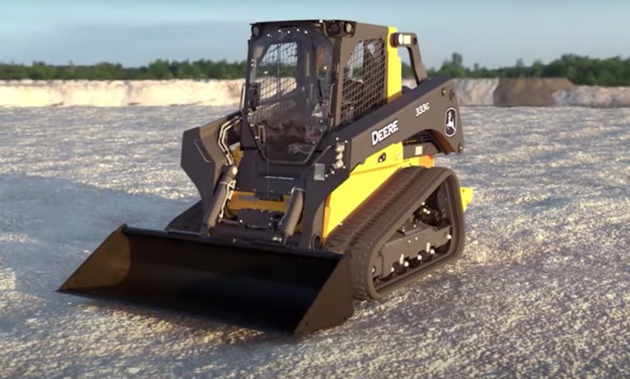 2022 John Deere 333G Anti Vibration Undercarriage Skid SteerTrack For Sale in Middleburg Florida