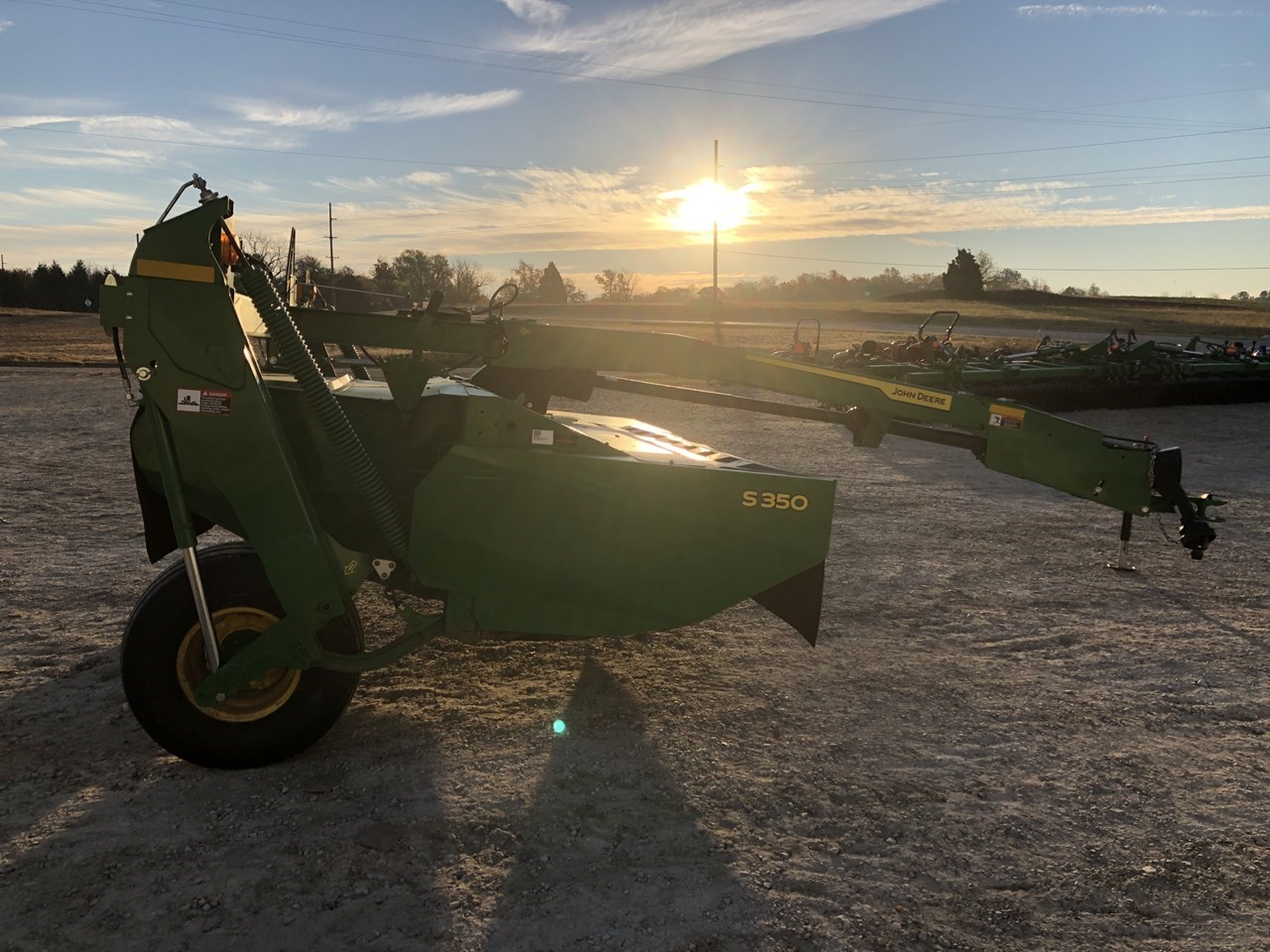2021 John Deere S350 Mower Conditioner For Sale in Elnora Indiana