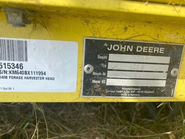 2008 John Deere 640B Forage Head-Windrow Pickup For Sale