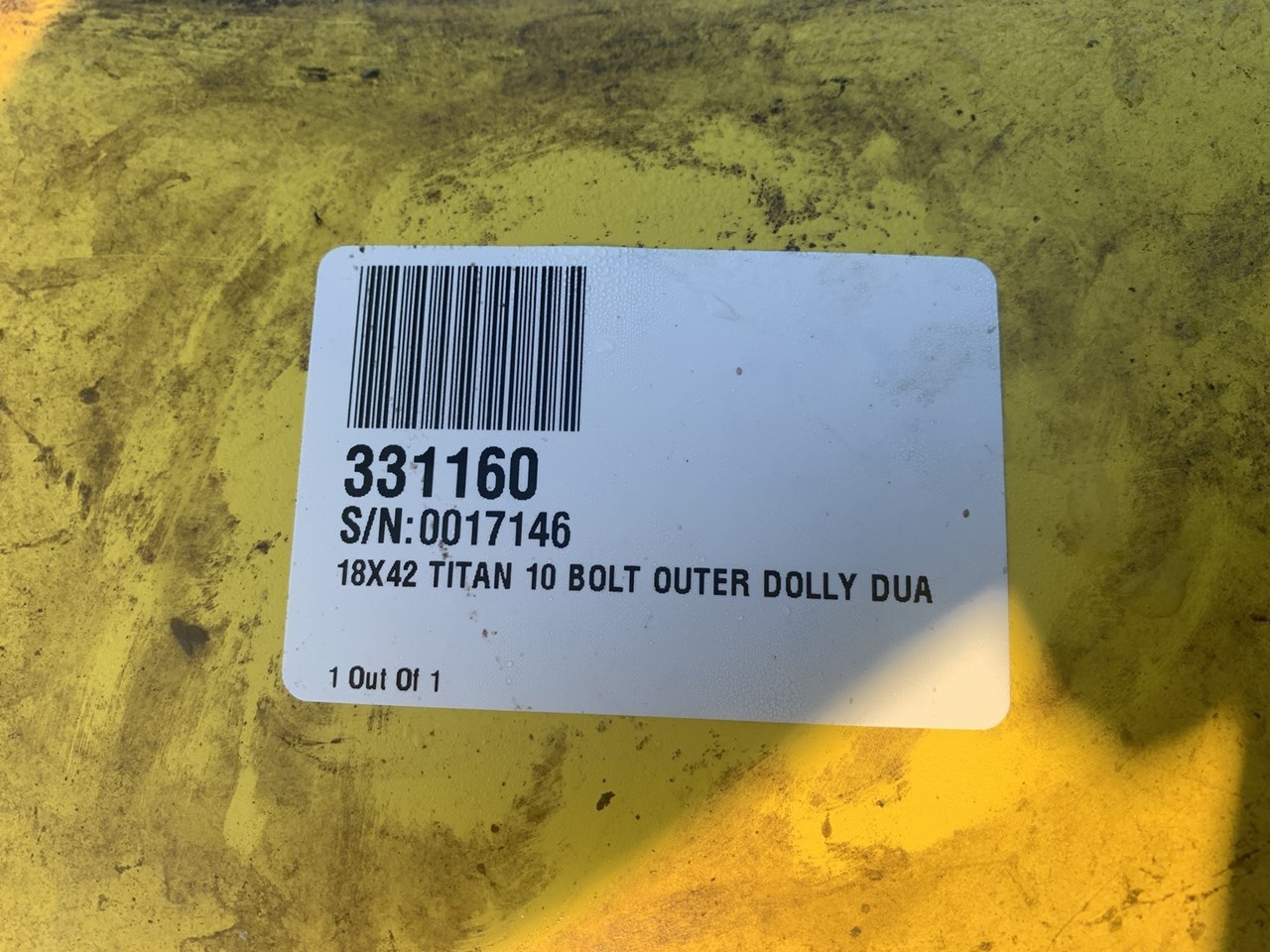 Titan 18X42 10 BOLT OUTSIDE RIM Image 5