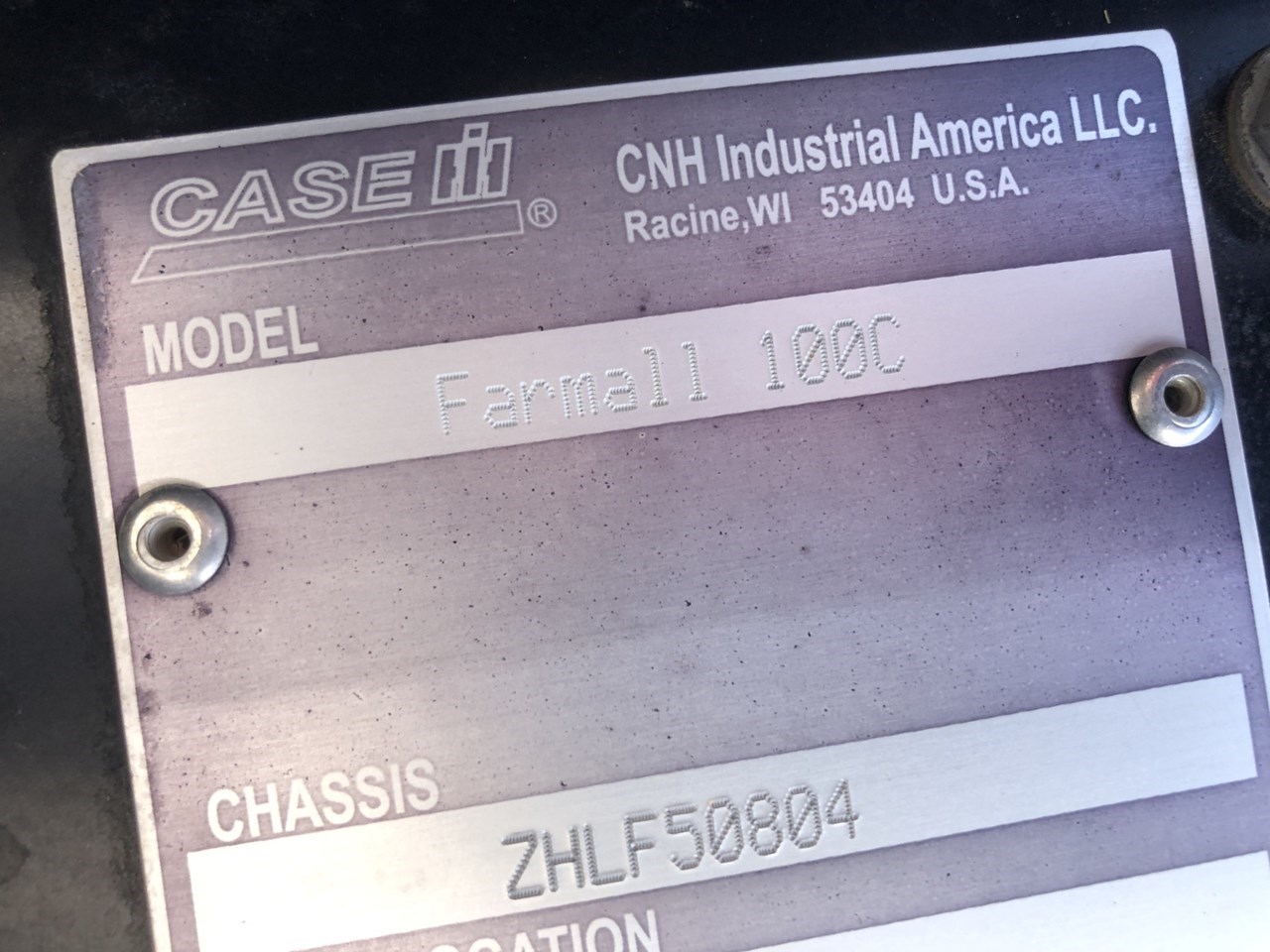 2017 Case IH Farmall 100C Image 15