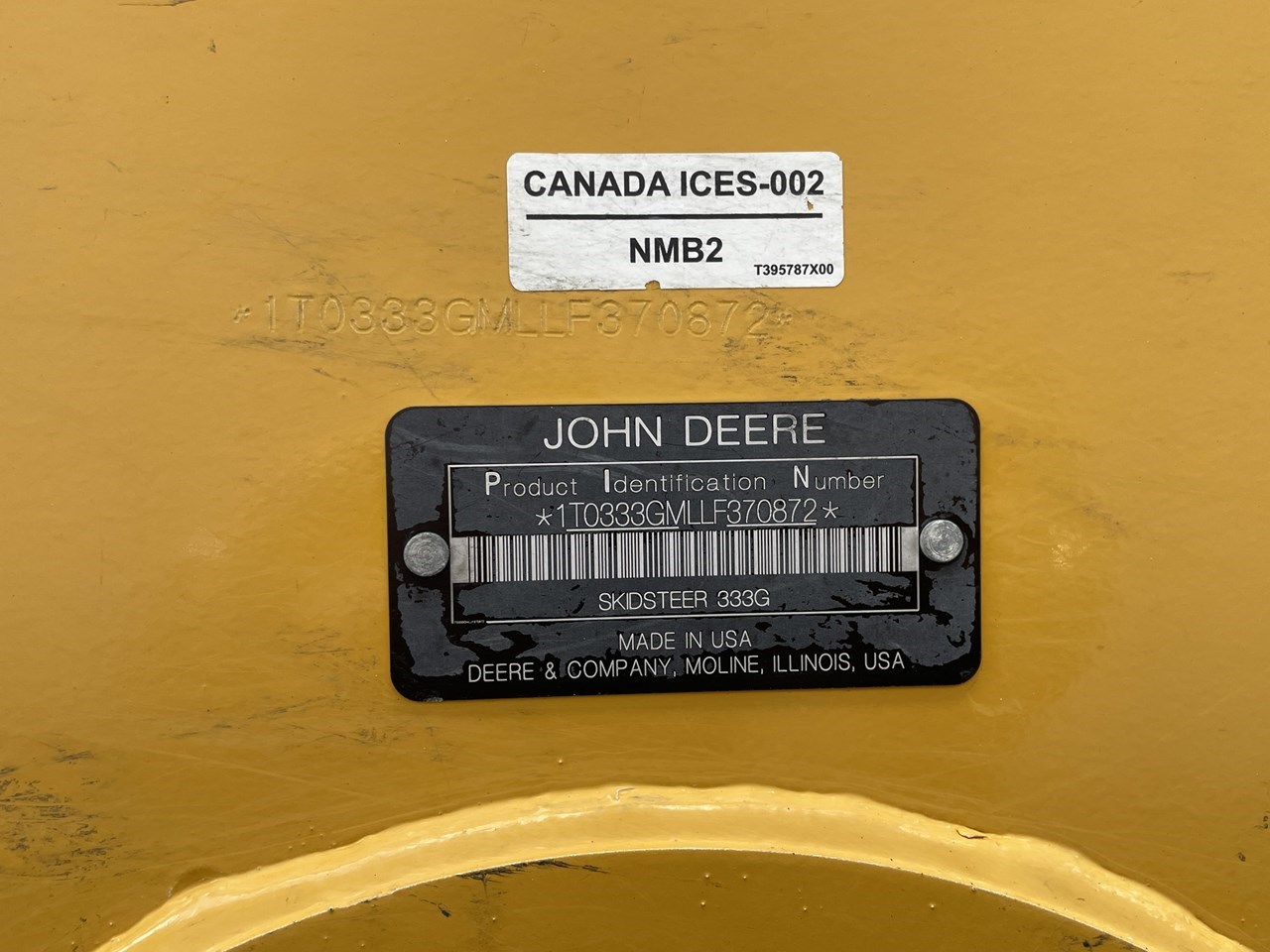 2020 John Deere 333G Image 14