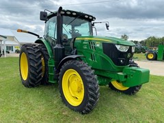 Tractor - Row Crop For Sale 2021 John Deere 6155R , 155 HP