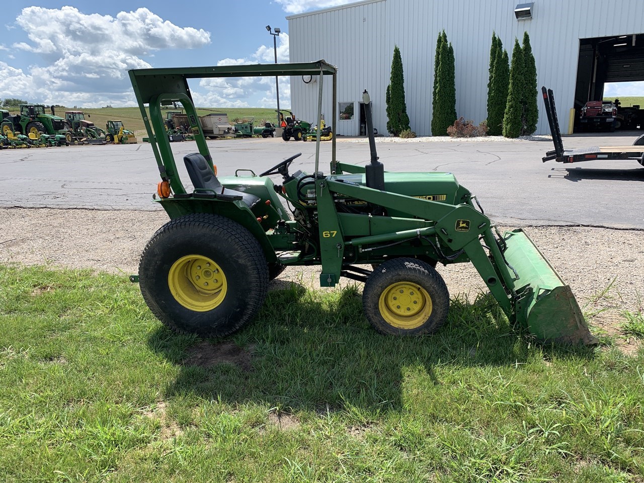 1985 John Deere 750 Compact Utility Tractor For Sale in Pound Wisconsin